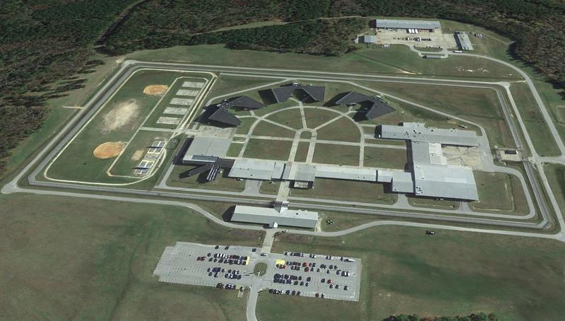 Satellite view of the Federal Correctional Institution Williamsburg